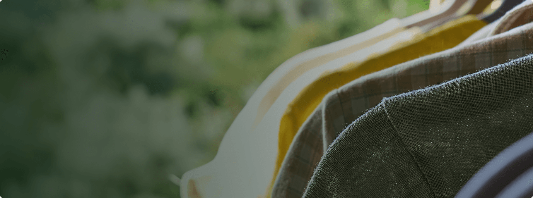 Clothes hanging on hanger