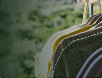 Clothes hanging on hanger